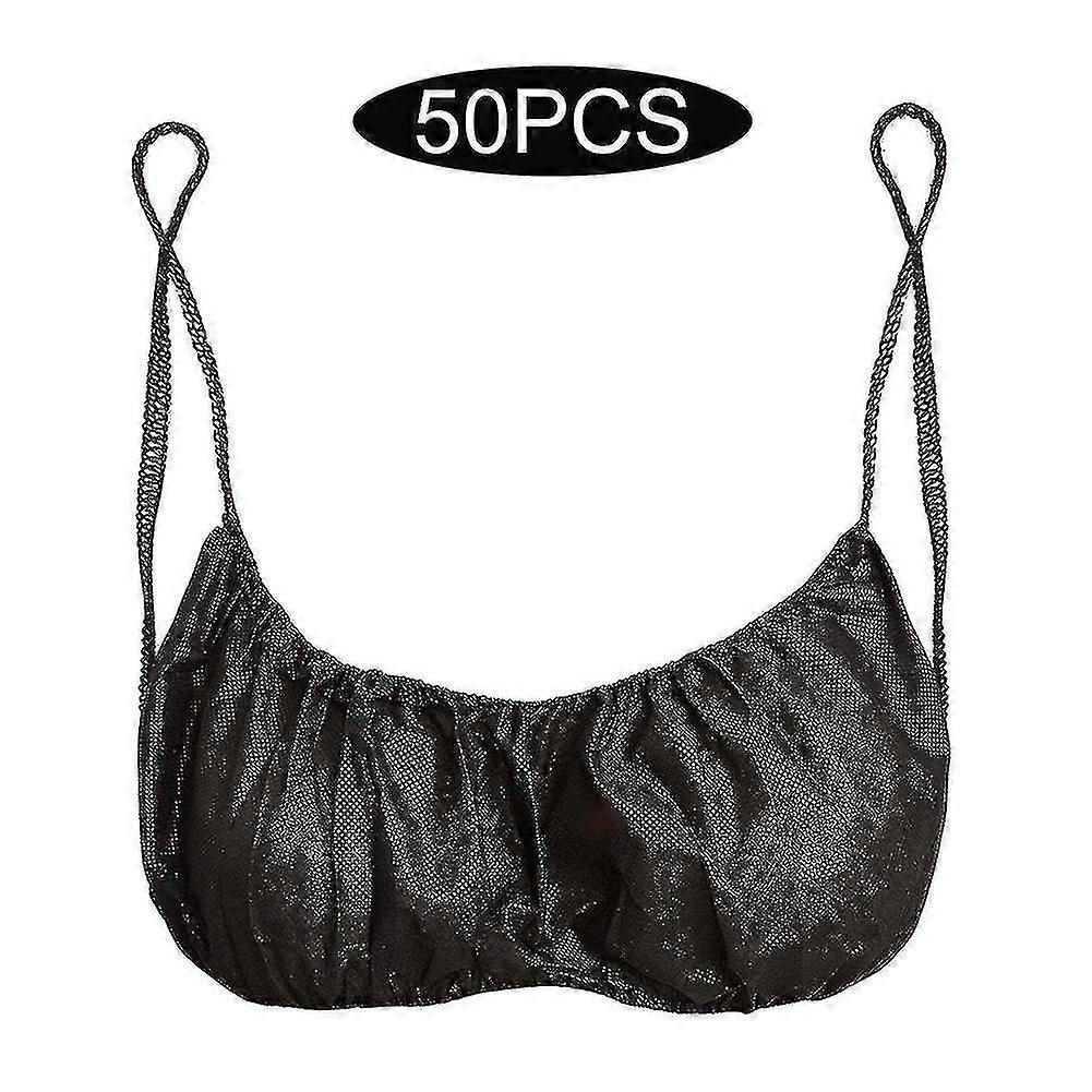 50 قطعة حمالة صدر يمكن التخلص منها لرذاذ تان ، صالون سبا يمكن التخلص منه أعلى الملابس الداخلية عالية الجودة