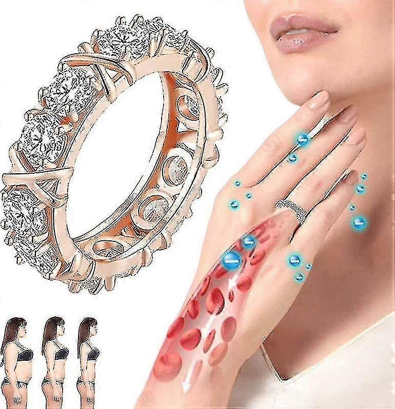 Qoostyle Magnetic Zircon Shaping Cross Full Moissanite Diamond Ring Xixi