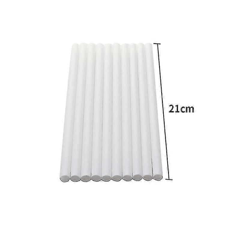 10pcs Cake Dowels White Plastic Cake Support Rods Round Dowels Straws Reusable