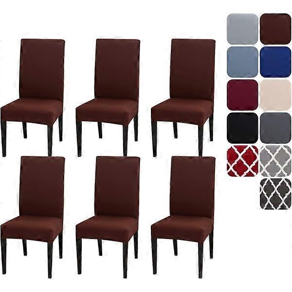 Brown elastic cover / 6-piece set 2024 New Explosion DG