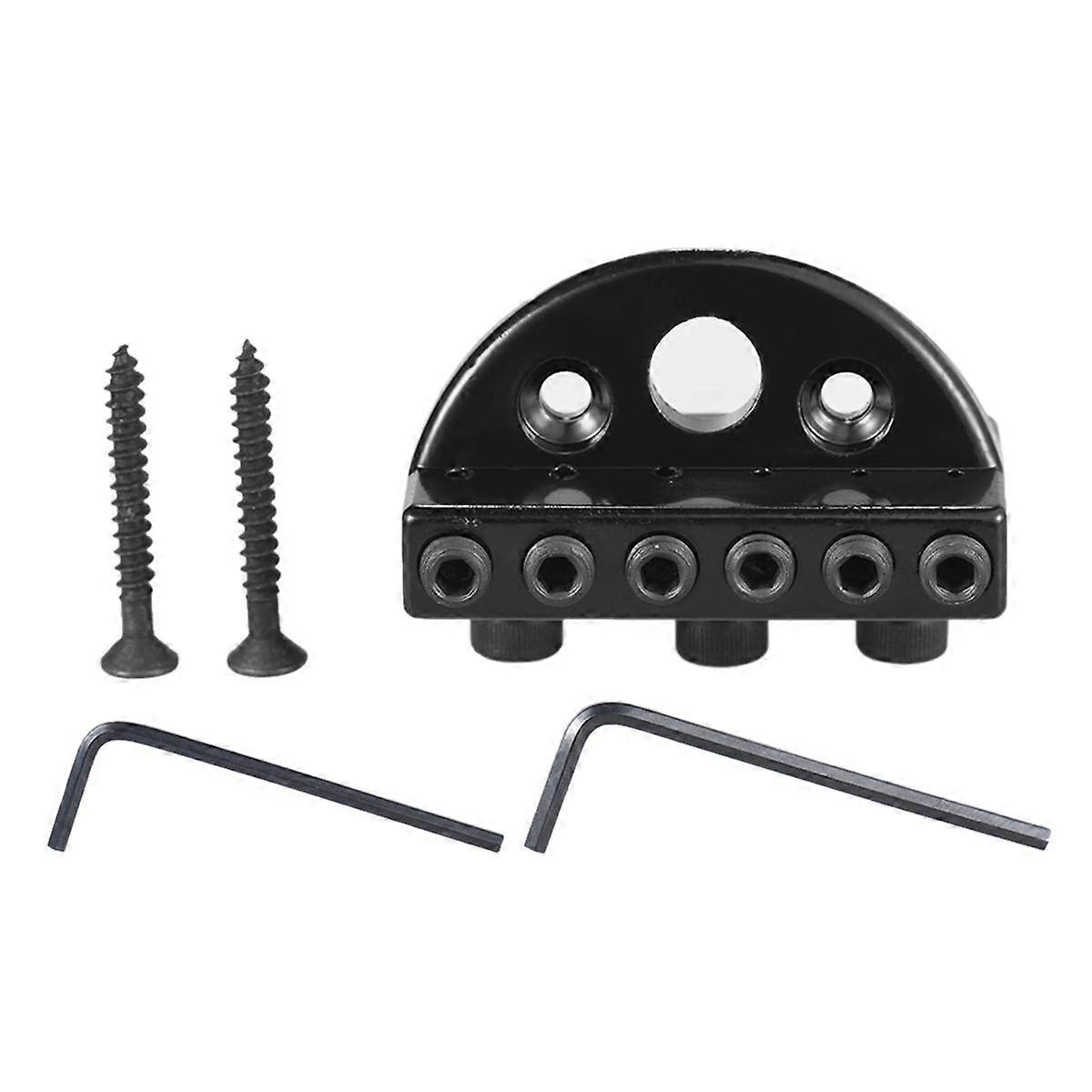 6-String Guitar Strings Lock Nut Set Headless Electric Guitar String Locking Nut Set Guitar Bridge