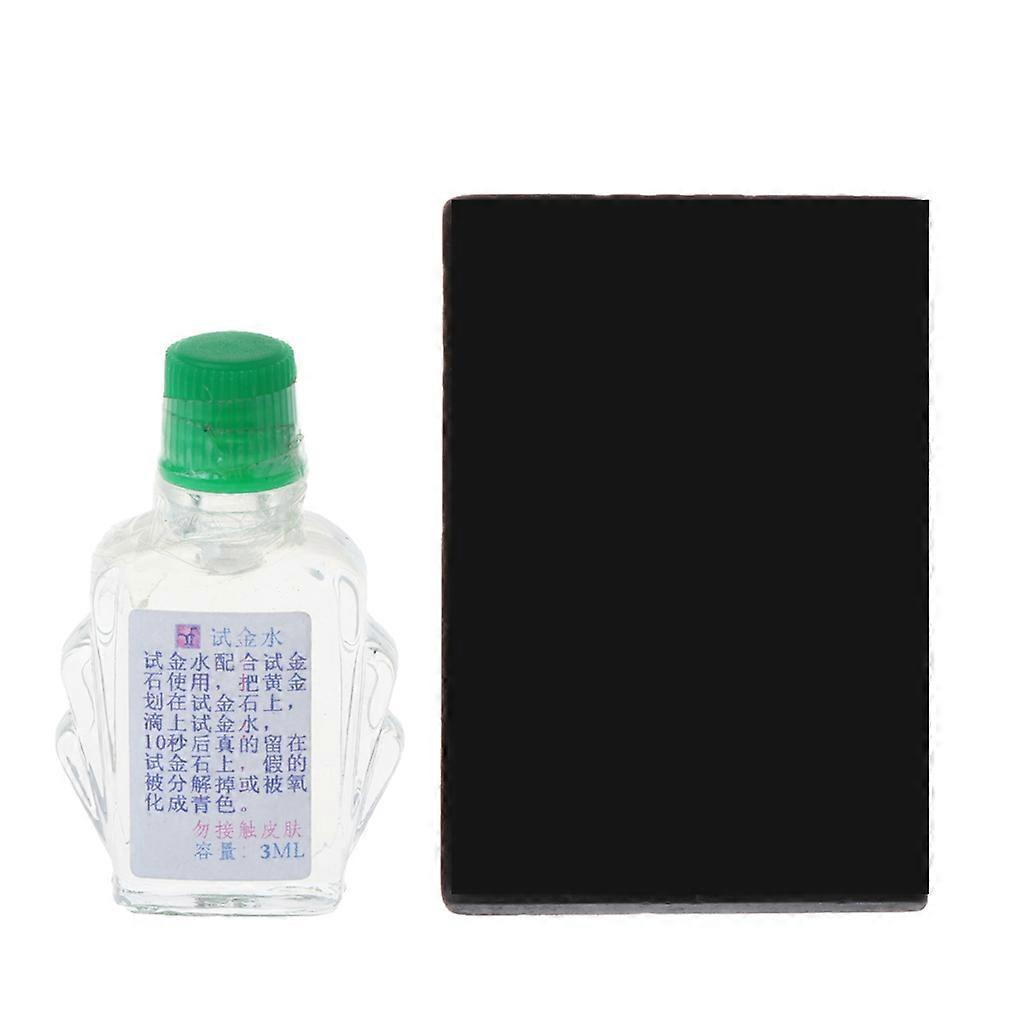 Practical Acid Test Kit Silver Platinum Gold Testing Touchstone Jewelry Tool Set