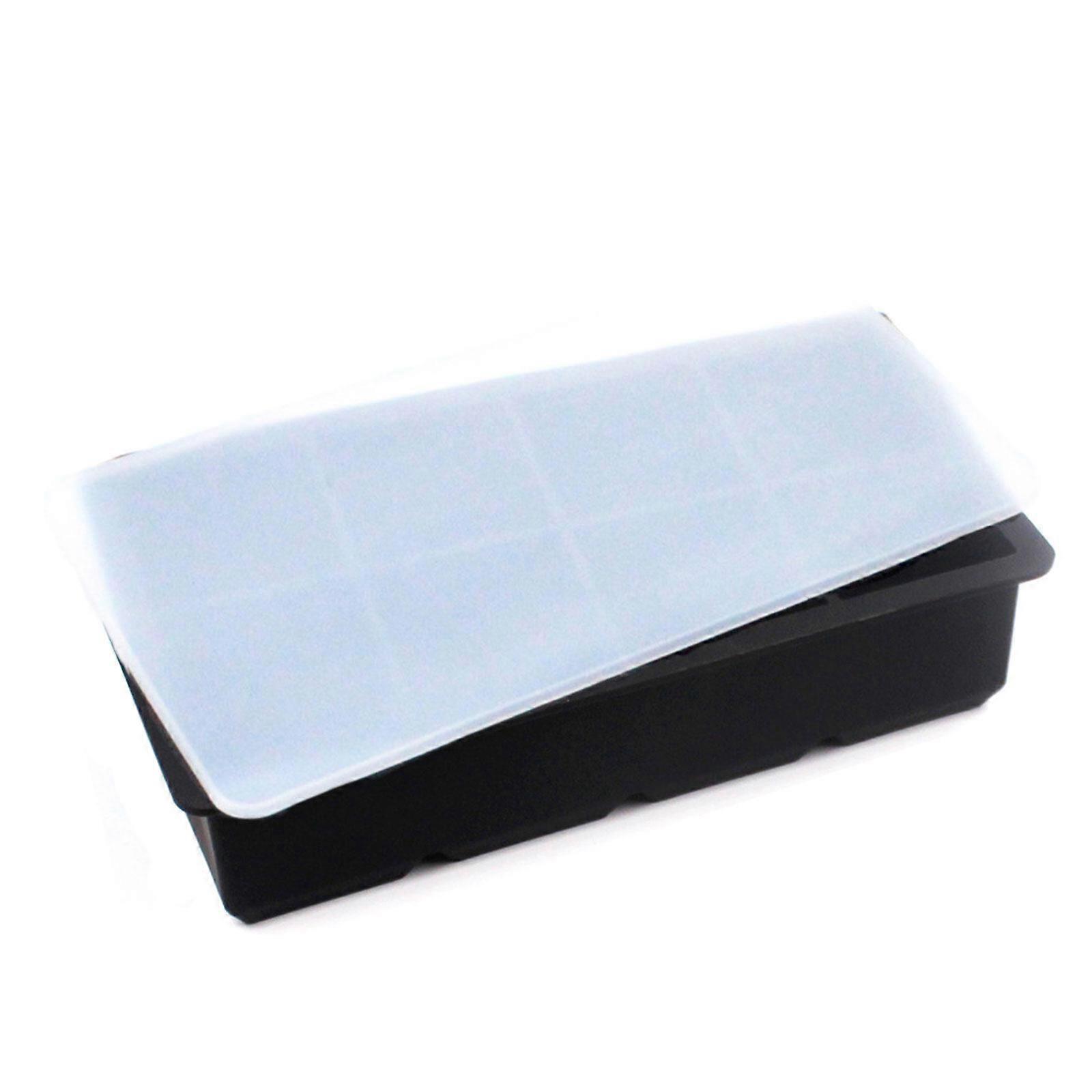 Yishu New Ice Cube Trays 8 Grids Silicone Square Ice Cubes Mold Pudding Making Mold
