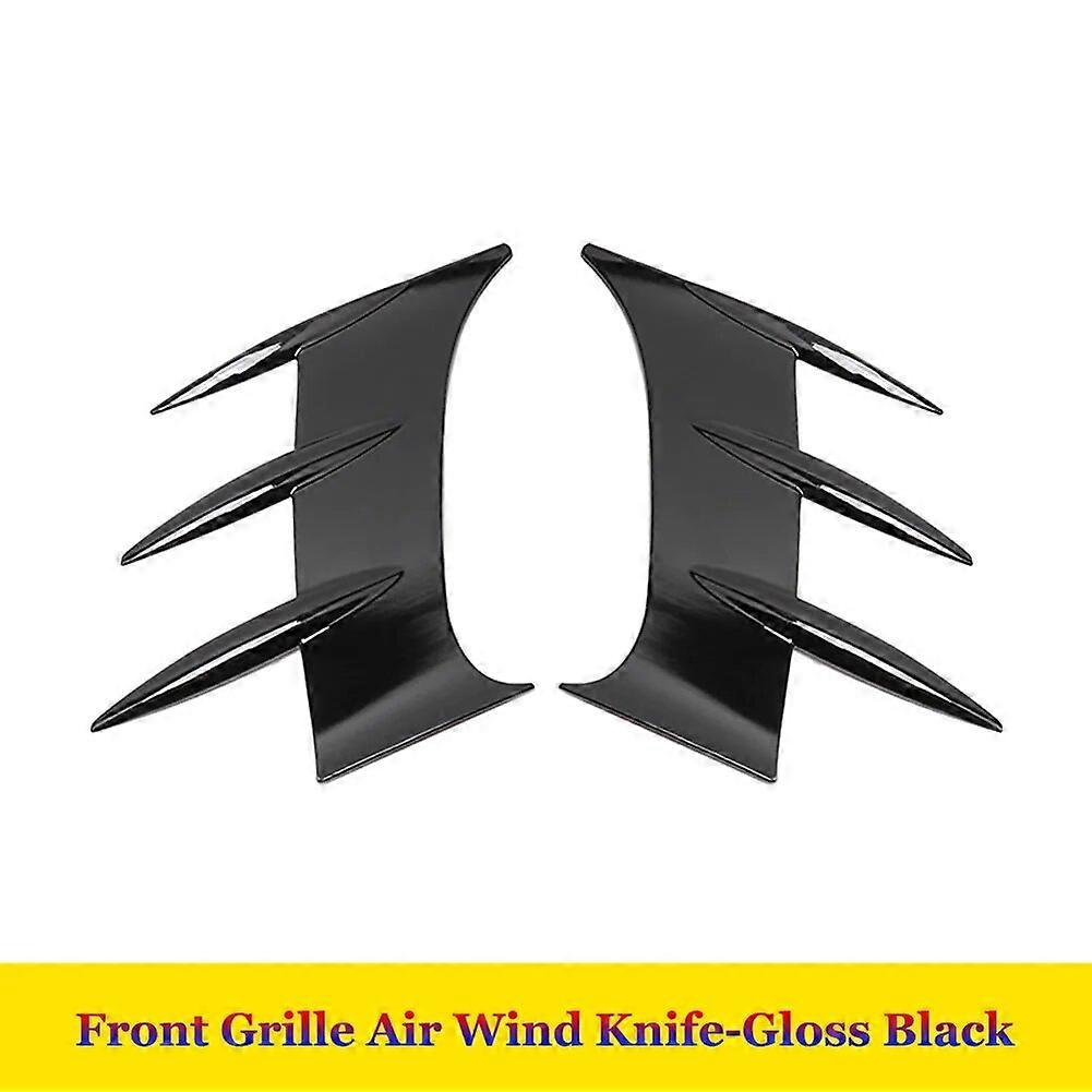 Car Accessories Front Bumper Spoiler Fog Lamp Grille Air Wind Knife Cover Trim Strip For Mercedes Benz GLB Class X247 2020 2021+Vehicle Dashboard Acce