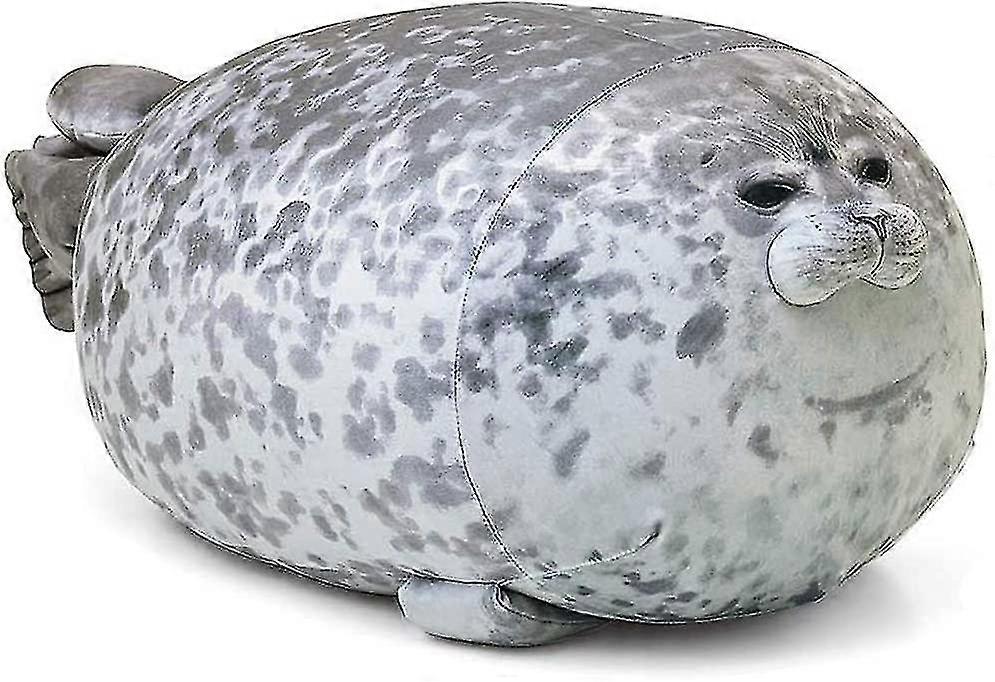 Chubby Blob Seal Pillow Cute Seal Plush Toy Stuffed Animals-11.8inch