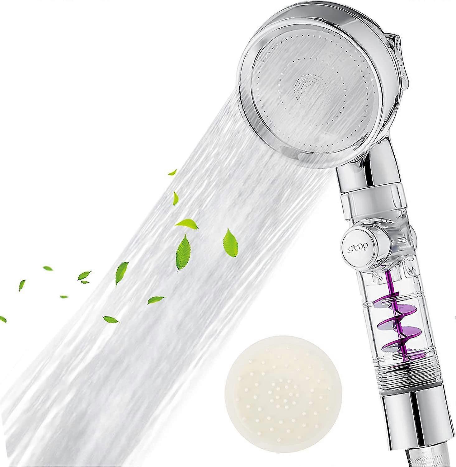 Shower Head,bathroom Shower Head,anti Limescale Shower Head,3 Water Saving Modes And One Touch Switch,three Level Filter Filter System