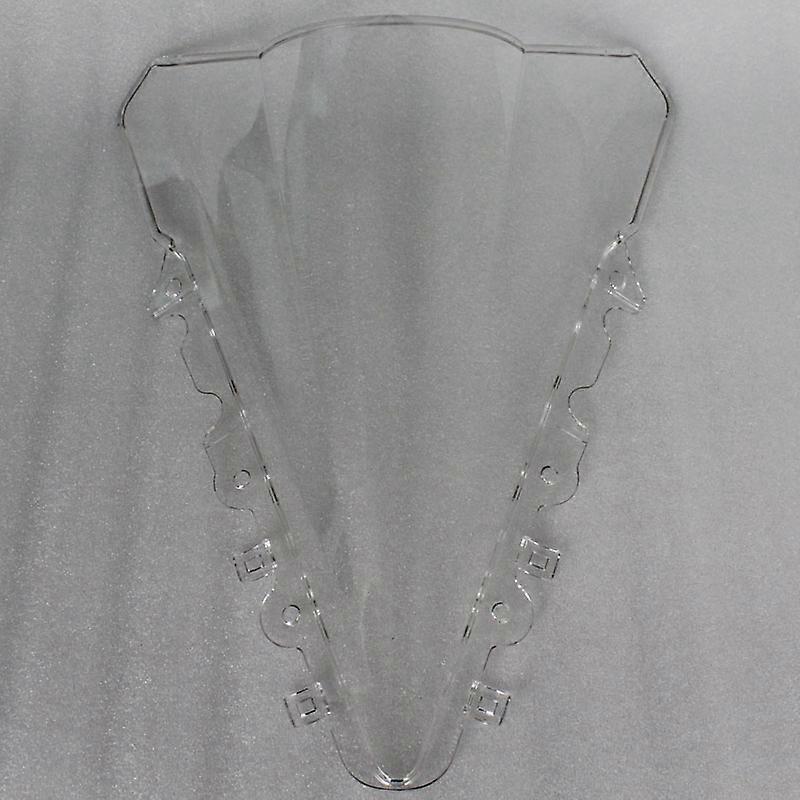 Motorcycle Double Bubble Windshield WindScreen For 2014-2016 Yamaha YZF R15 R 15 2015 14 16 Black Iridium Clear Chrome