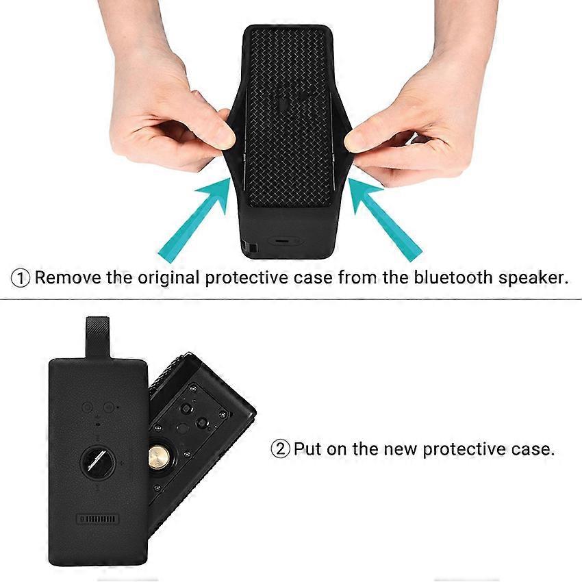 Housse Silicone Kwmobile Pour Enceinte Marshall Emberton – Coque De Protection Fine