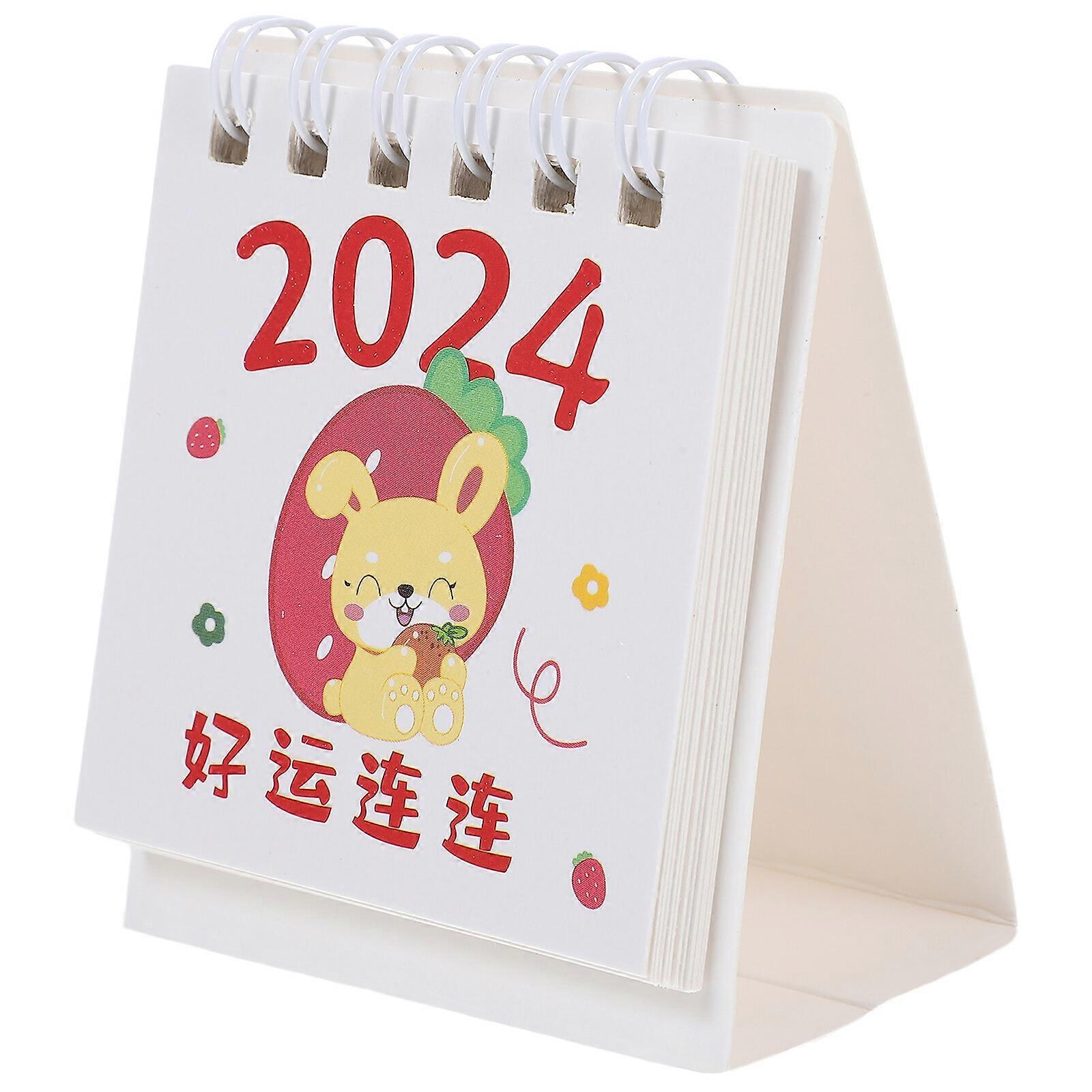 Decorative Desk Calendar Daily Use Monthly Calendar Office Standing Calendar Decor