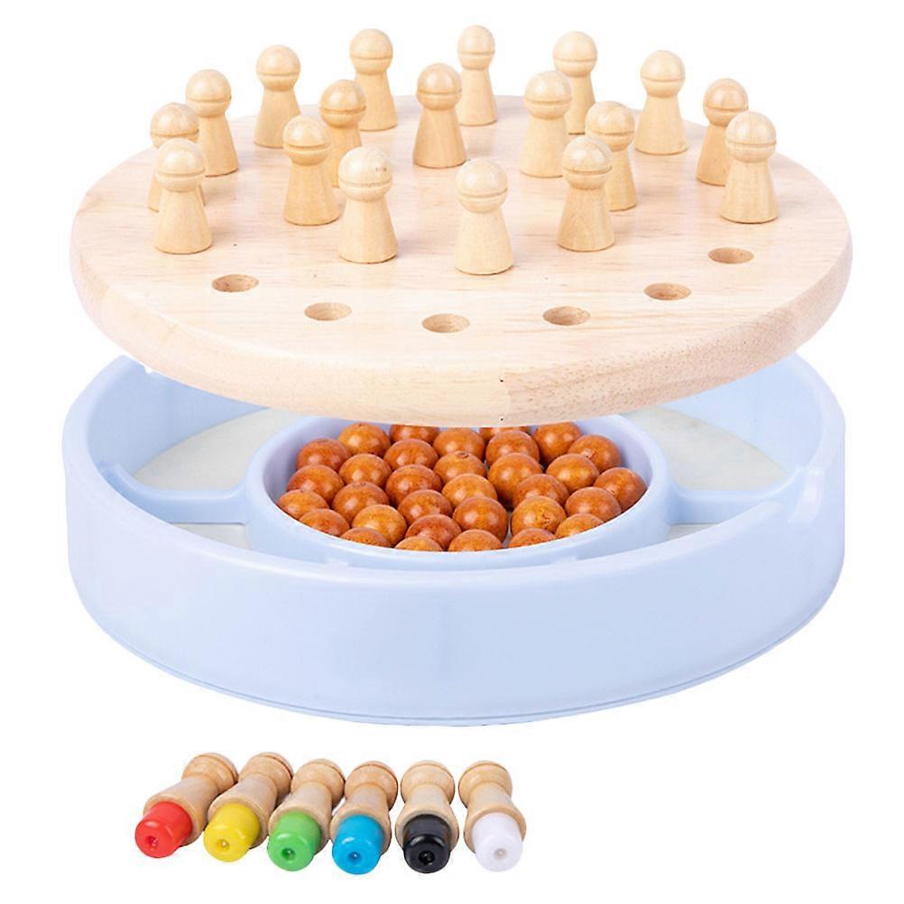 1 Set of Educational Chess Plaything Memory Training Chess Children Game Chess