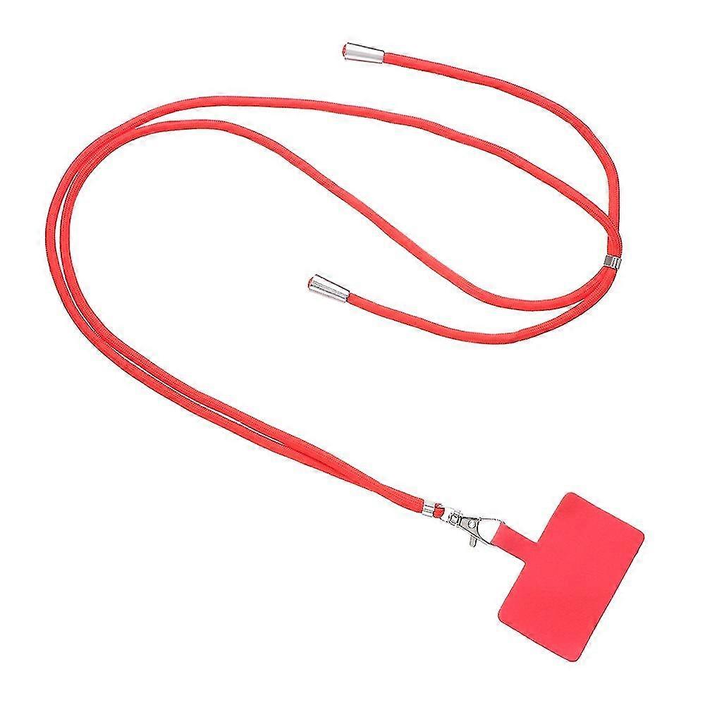 Universal Patch Adjustable Nylon Strap Phone Lanyard Crossbody Detachable