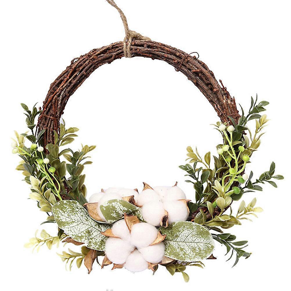 Easter Artificial Eucalyptus Leaf Wreath Easter Flower Wreath Hanging Garland