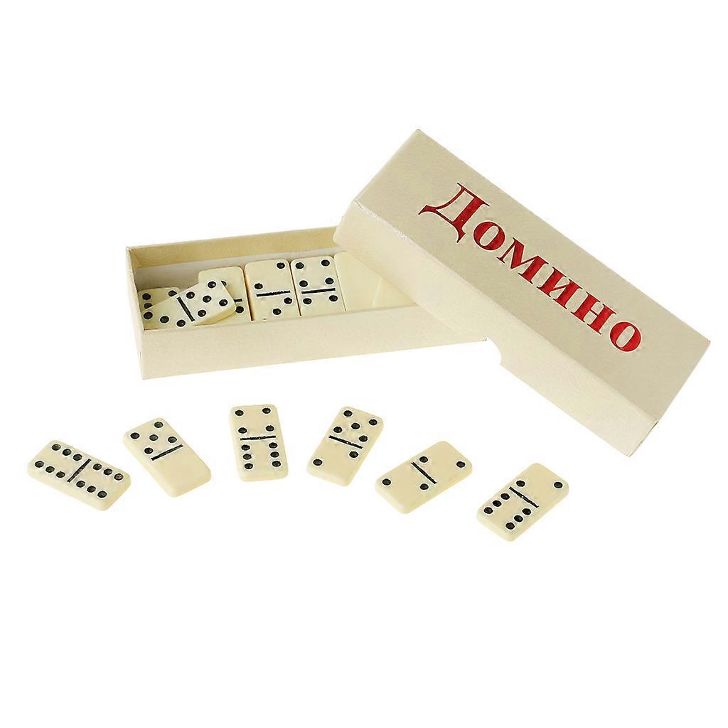 Double Domino Set with Six Blocks, Educational Toys for Learning Entertainment
