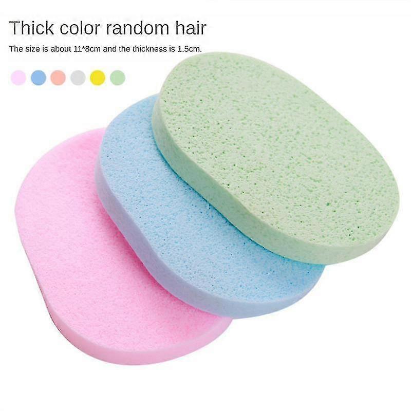 1/3pcs Facial Cleansing Sponge Puff Soft Easy To Dry By Wind Pva Thick Thin Makeup Random Color  Makeup Removal Tools