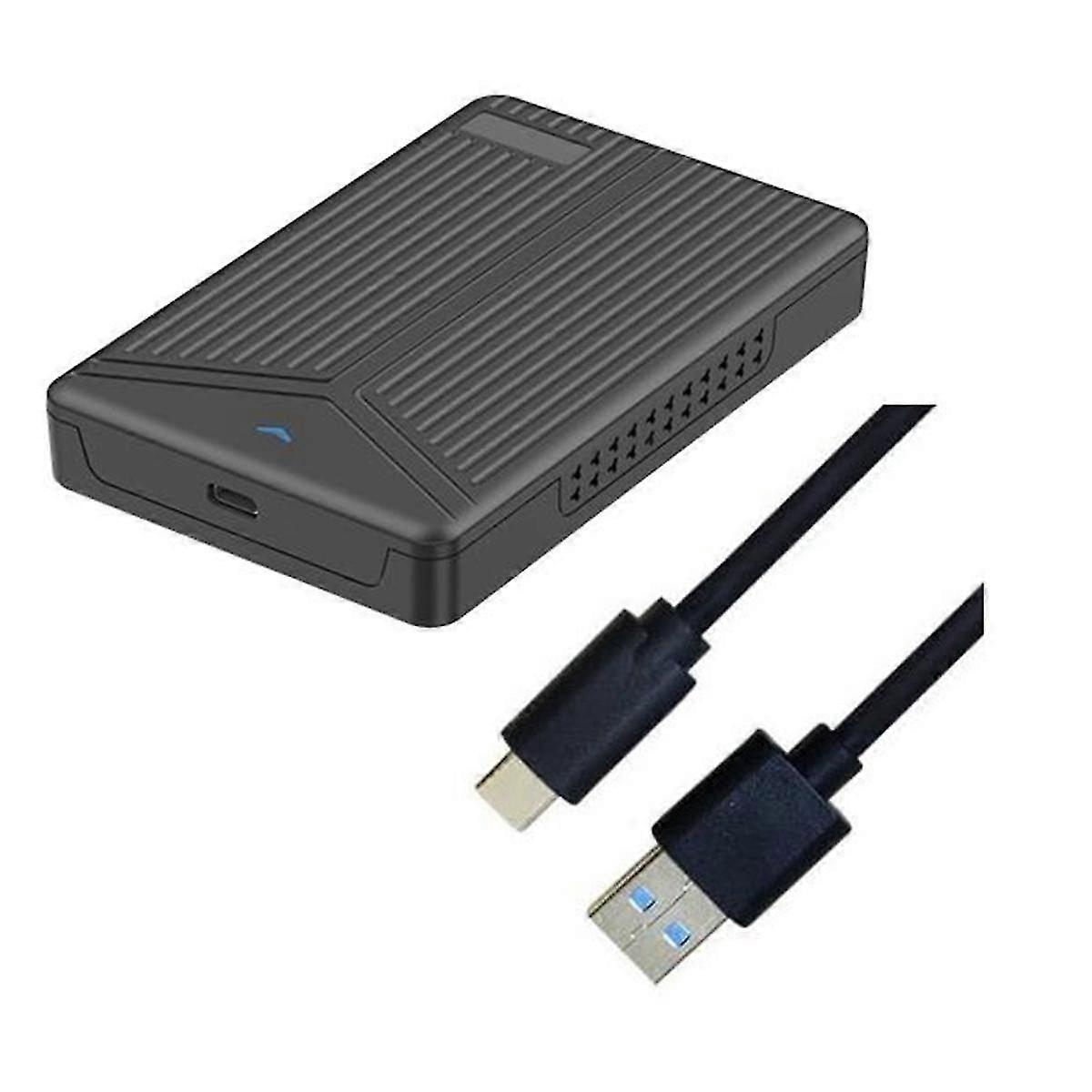 USB 3.1 Mobile Festplattenbox 2,5-Zoll-SATA-Festplattenbox SSD-Gehäuse-Unterstützung 15-mm-Festplatte für Computer-Notebook