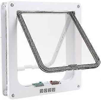 Cat Flap Hondenluik 4-weg magnetische kattenluik kattenluik kattenluik kattenluik huisdier flap pe