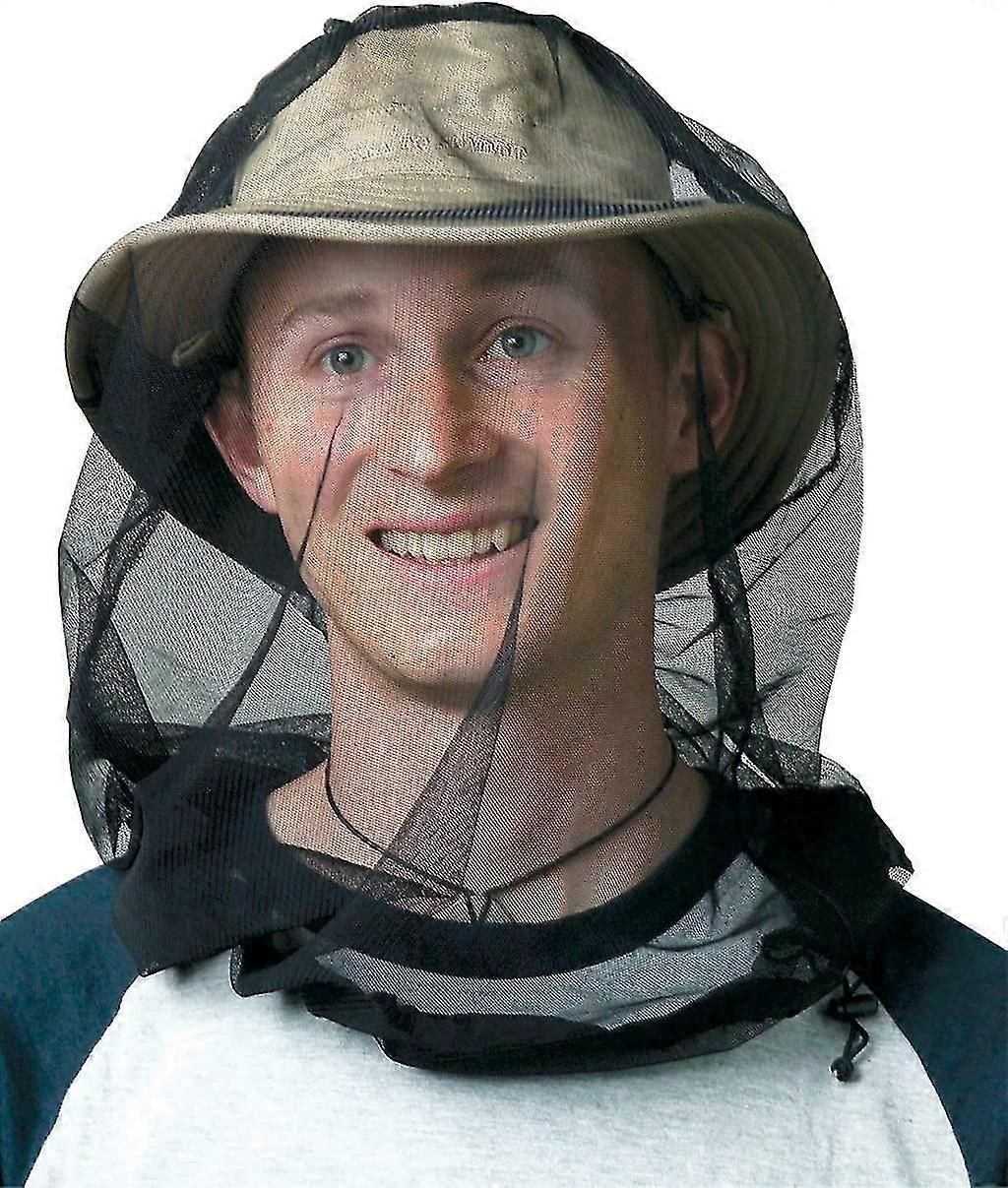 Mosquito Head Mesh Mask For Insects And Bugs With Permethrin new