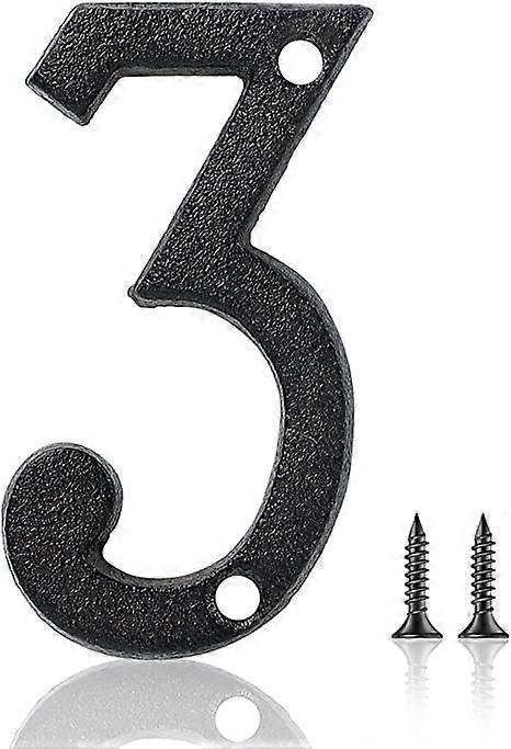 3 Inch Cast Iron House Numbers and Letters, Vintage Cast Iron Home ...