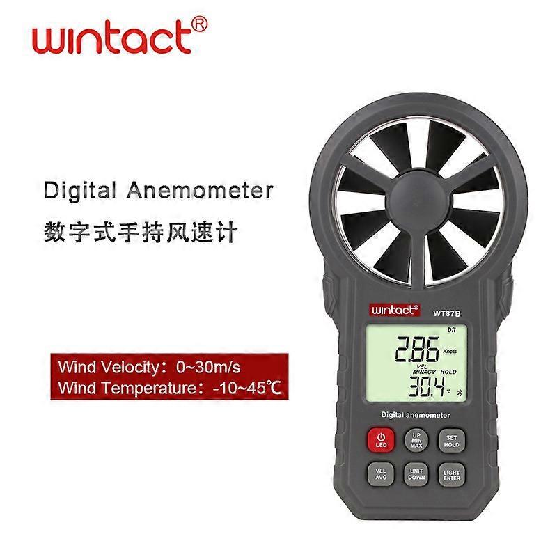 Huitianyi Wt87a & B Digital Anemometer Handheld Anemograph Professional Digital Anemometer Wt87a Wind Speed And Temperature