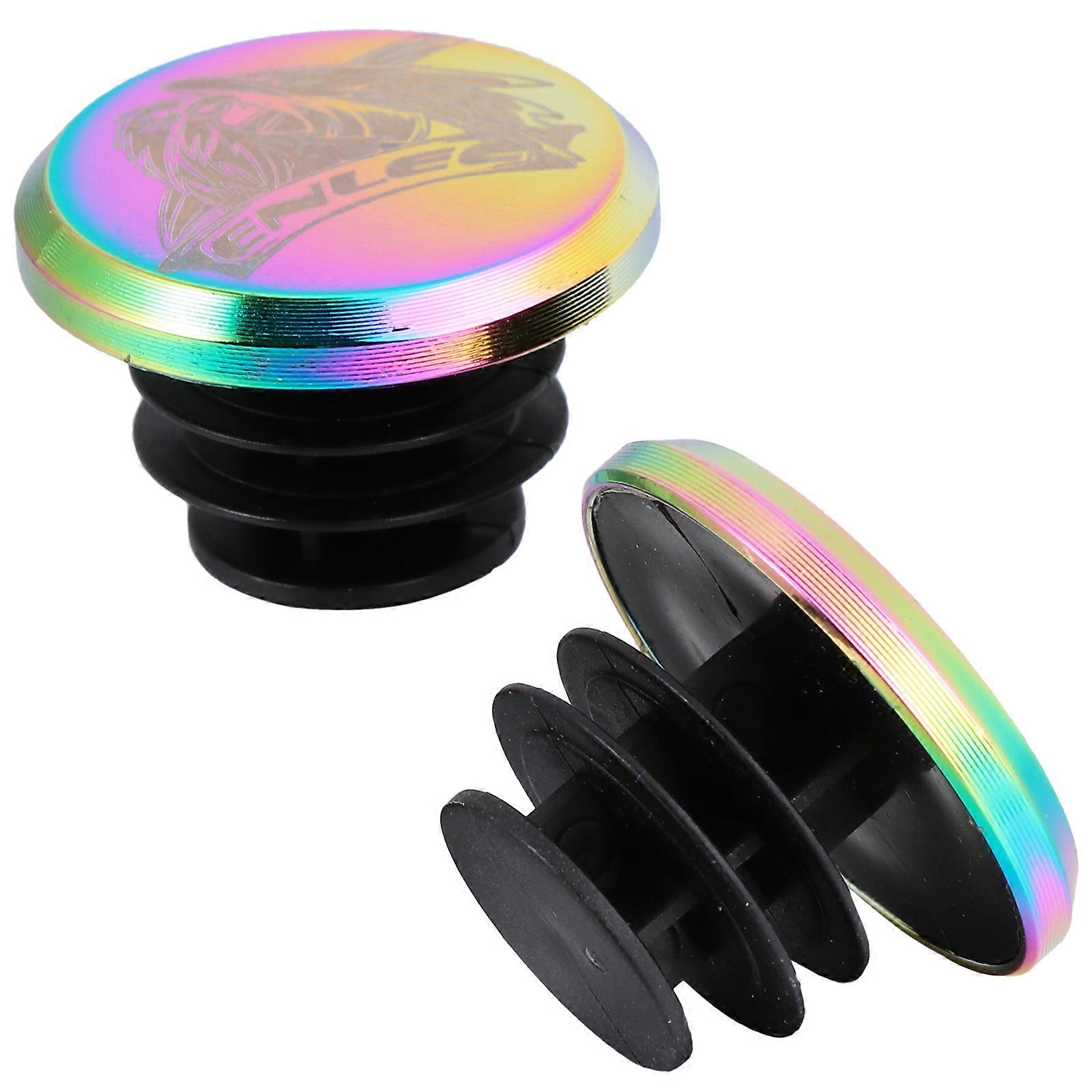 2Pcs Cycling Bike Handlebar End Plugs Handle Grip Bar End Stopper Handlebar Plug