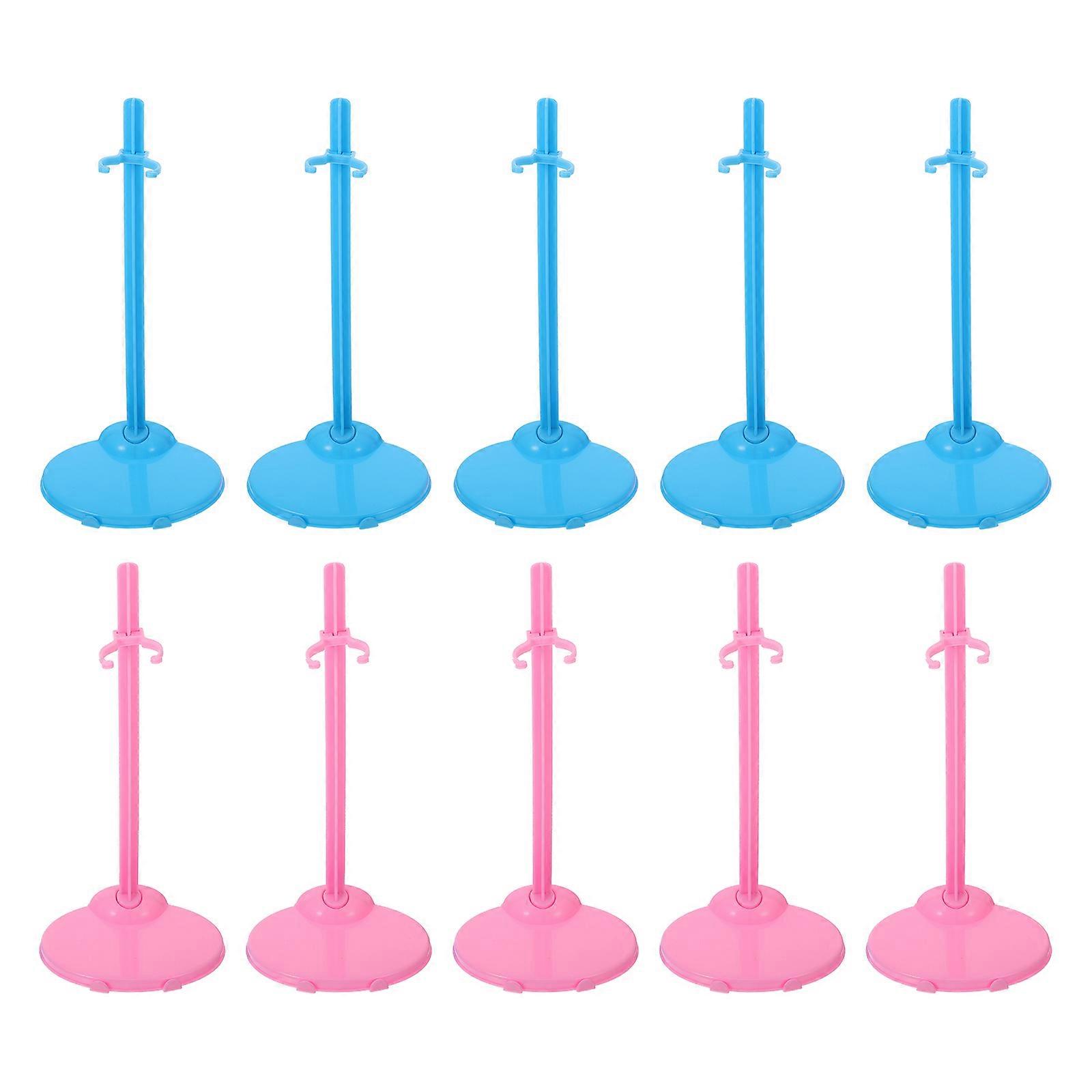20 Pcs Maniquin Doll Support Bracket Doll Accessory Action Figures Stand Stands Display Doll Support Frame