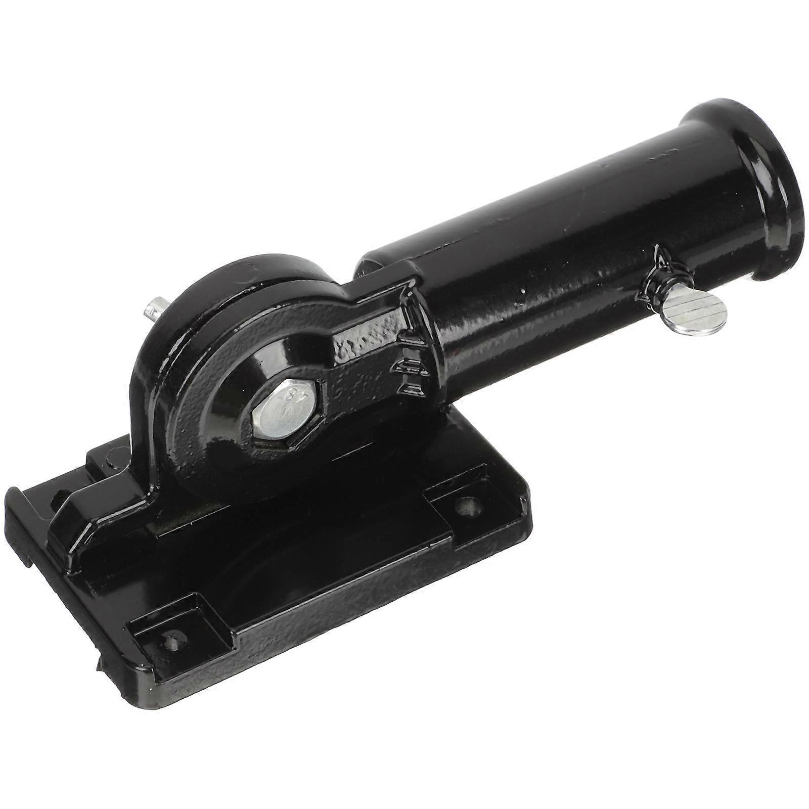 Wall-mounted Flagpole Base Flagpole Display Holder Adjustable Flag Pole Bracket Black