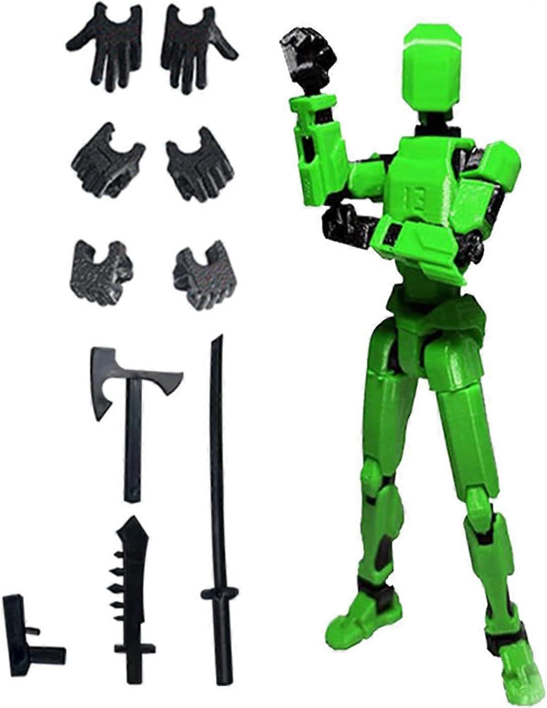 3D Printed Action Figure 5.54-inch, Action Figure 3D Printed Multi-Jointed Movable