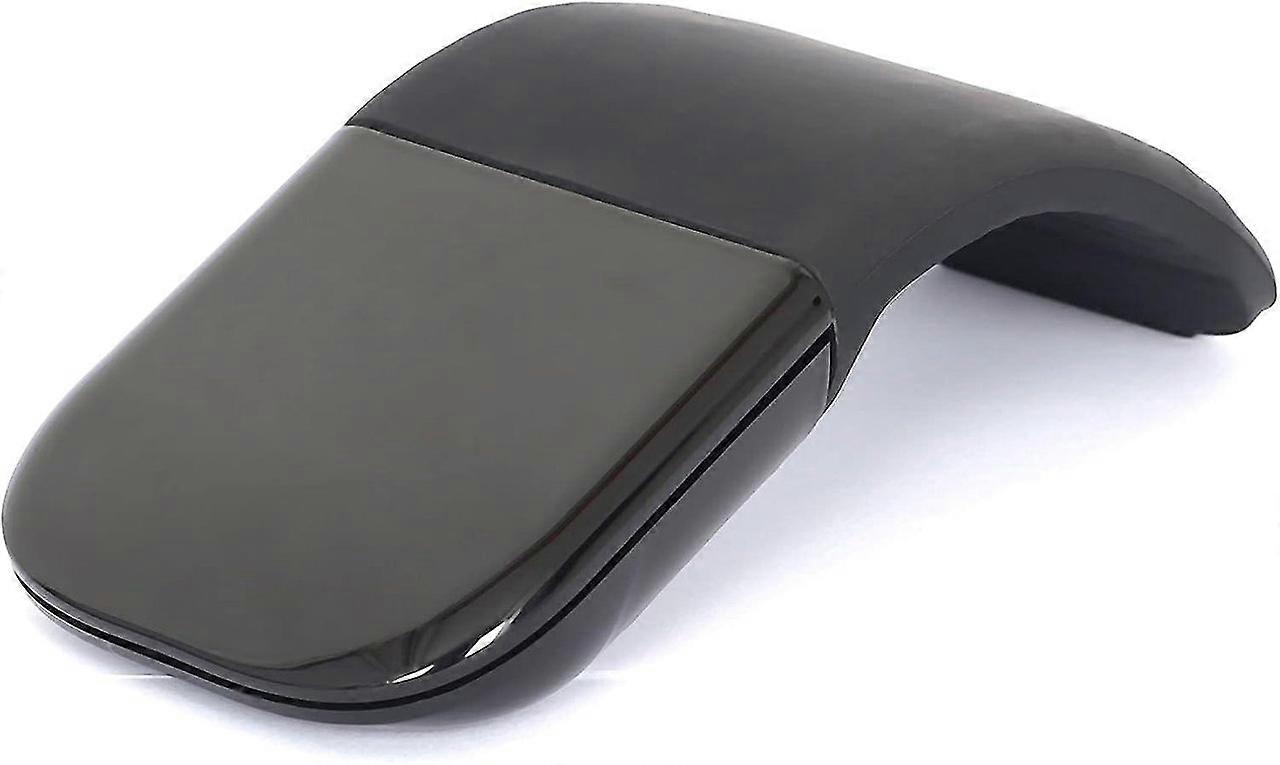 Xh  Bluetooth Arc Touch Mouse,Wireless Foldable Mouse Without Receiver,for Notebook Laptop Tablet(Black)