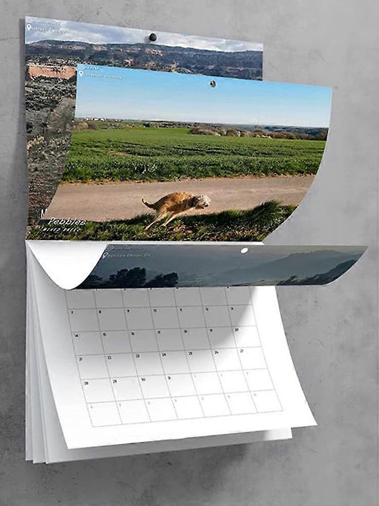 2023 Luova koiran kakkakalenteri kuukausittainen seinälle ripustettava kalenterieläin