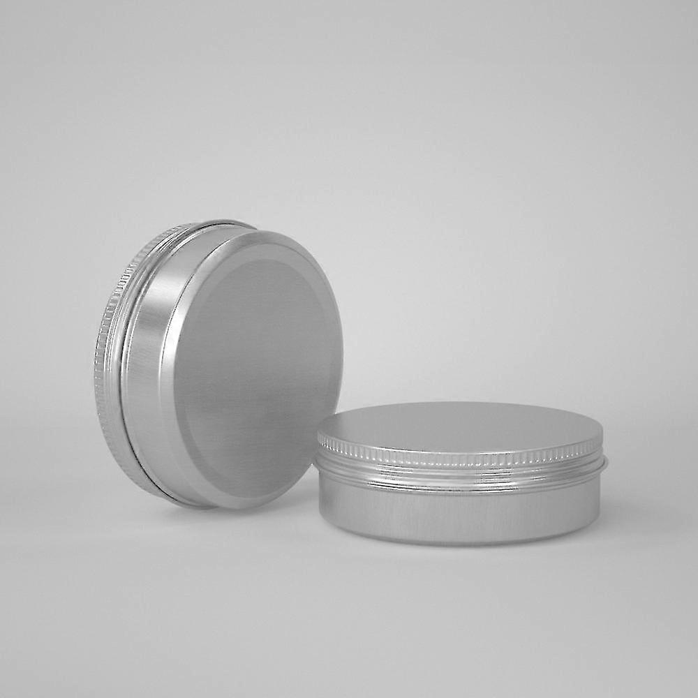 10pcs Metal Round Cans with Tin Screw Lids