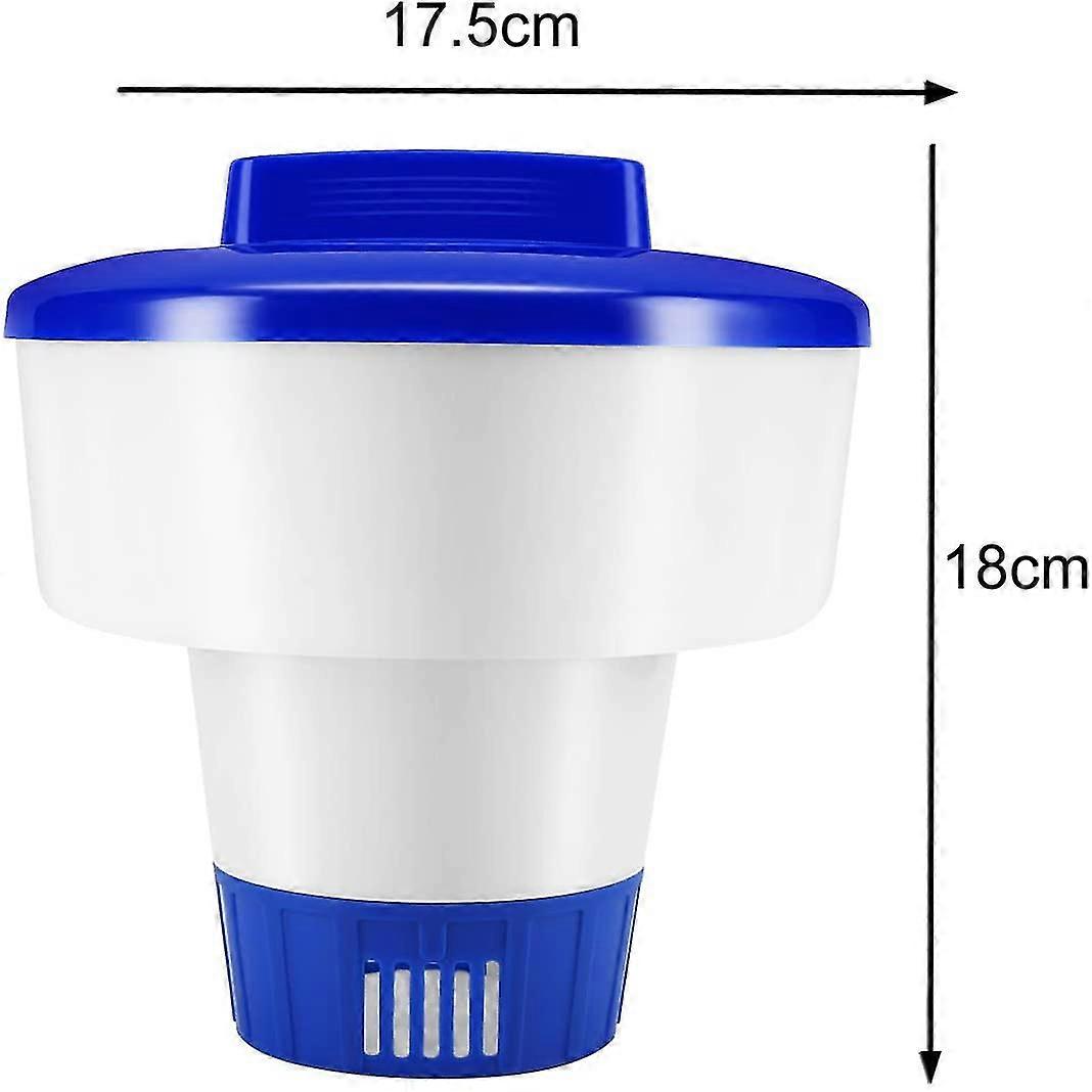 well2wellness Doseur / Diffuseur flottant pour comprimés de chlore de 20 g - accessoire pour piscine