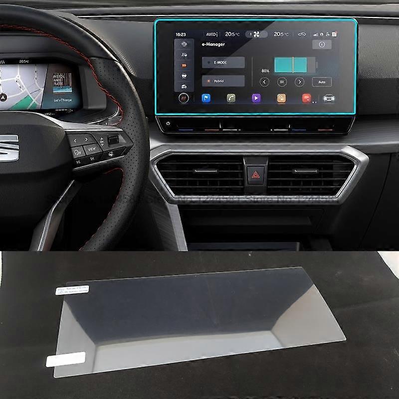 PET Displayschutzfolie für Seat Leon MK4 Navi System 2020-2022 10 Zoll Auto Infotainment Auto Radio GPS Navigation Touch Display