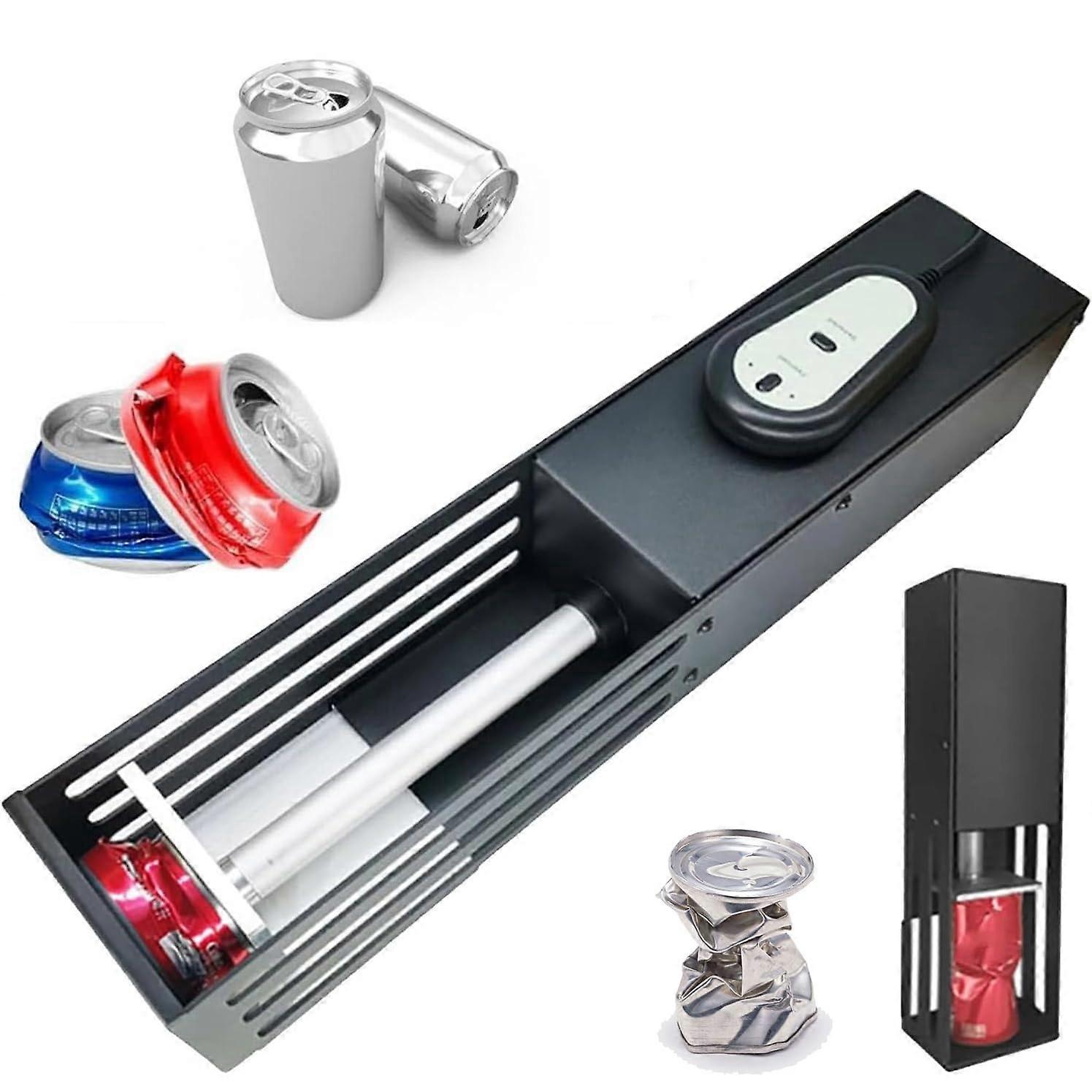 Electric Can Crusher Aluminum Cans Plastic Bottles Recycling Compactor - EU Plug