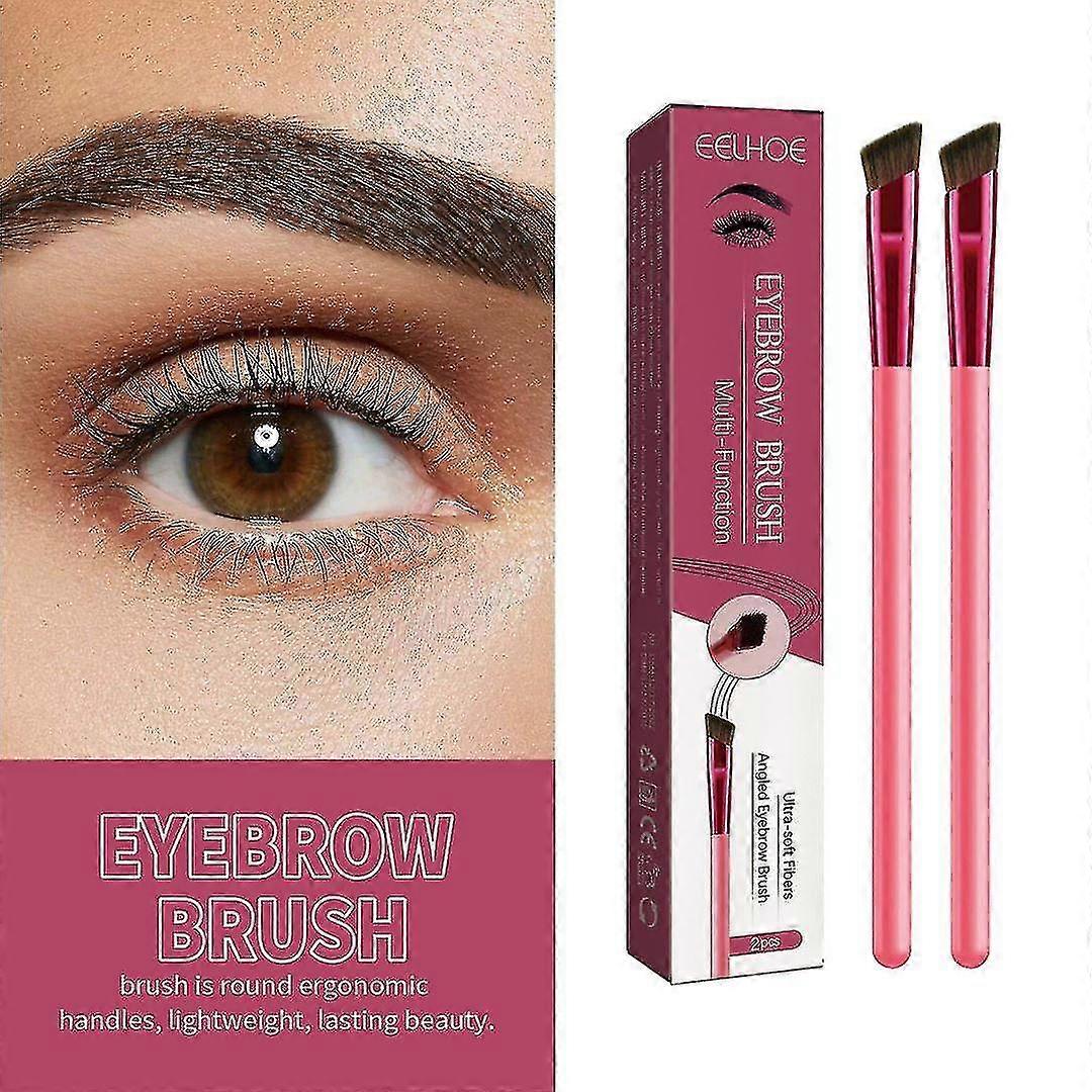 2pcs Multi-function Eyebrow Brush, Eye Brow Concealer Contour Brush