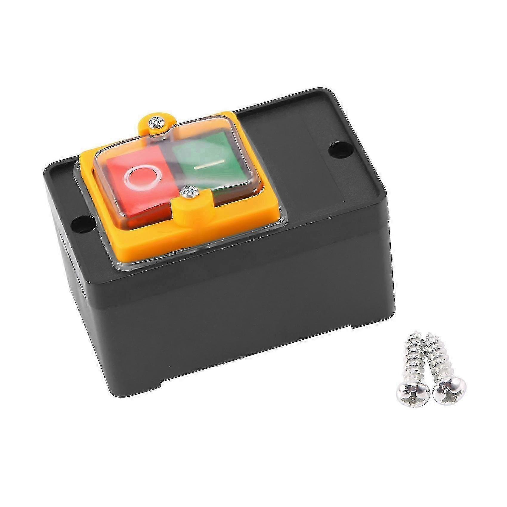 AC 220/380V On/Off Water Proof Push Button Switch -5 for Drill Motor Machine