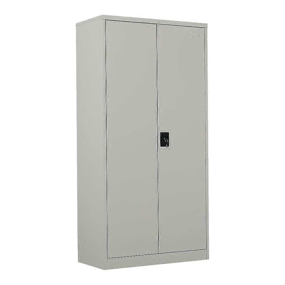 רנדי & טראוויס מכונות שתי דלתות מתכת ארון מדף אחסון למשרד ביתי חדר כושר כלי ארונות וארונות