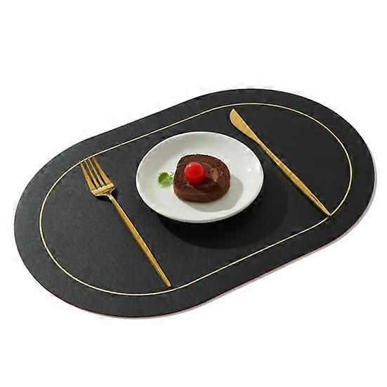 Insulation Pad Easy Clean Faux Leather Placemat Heat Resistant Table Protection Mat for Home Kitchen