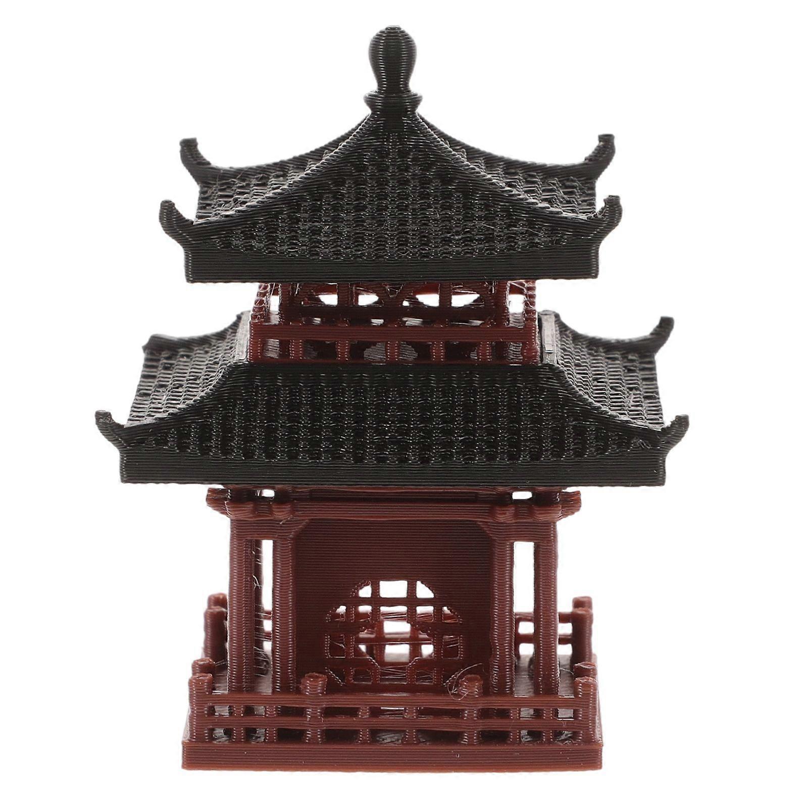 Pagode Miniature Jardin Zen MAGICLULU - Décoration Aquarium, Terrarium, Bonsaï - 12
