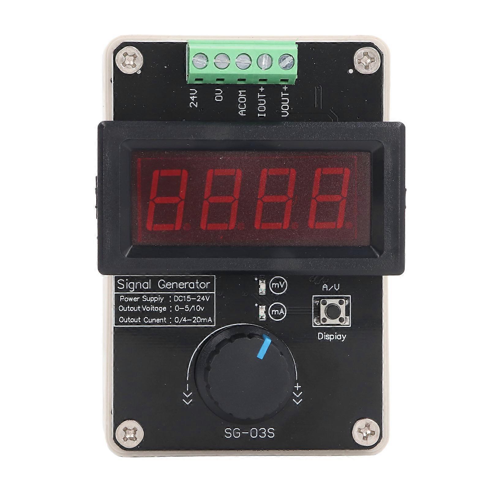 Signal Generator Adjustable PCB Digital Display Current Voltage Signal Generator 15 to 24VDC