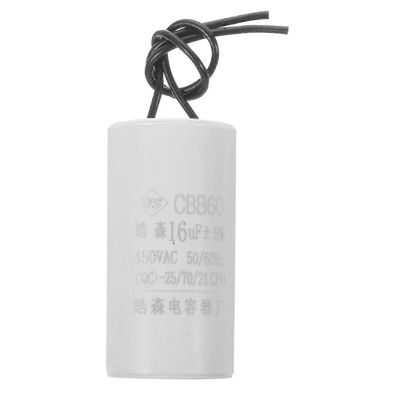 Ac Capacitor 16uf 450v Motor Running Capacitor Electronic Element For Washer Zekai