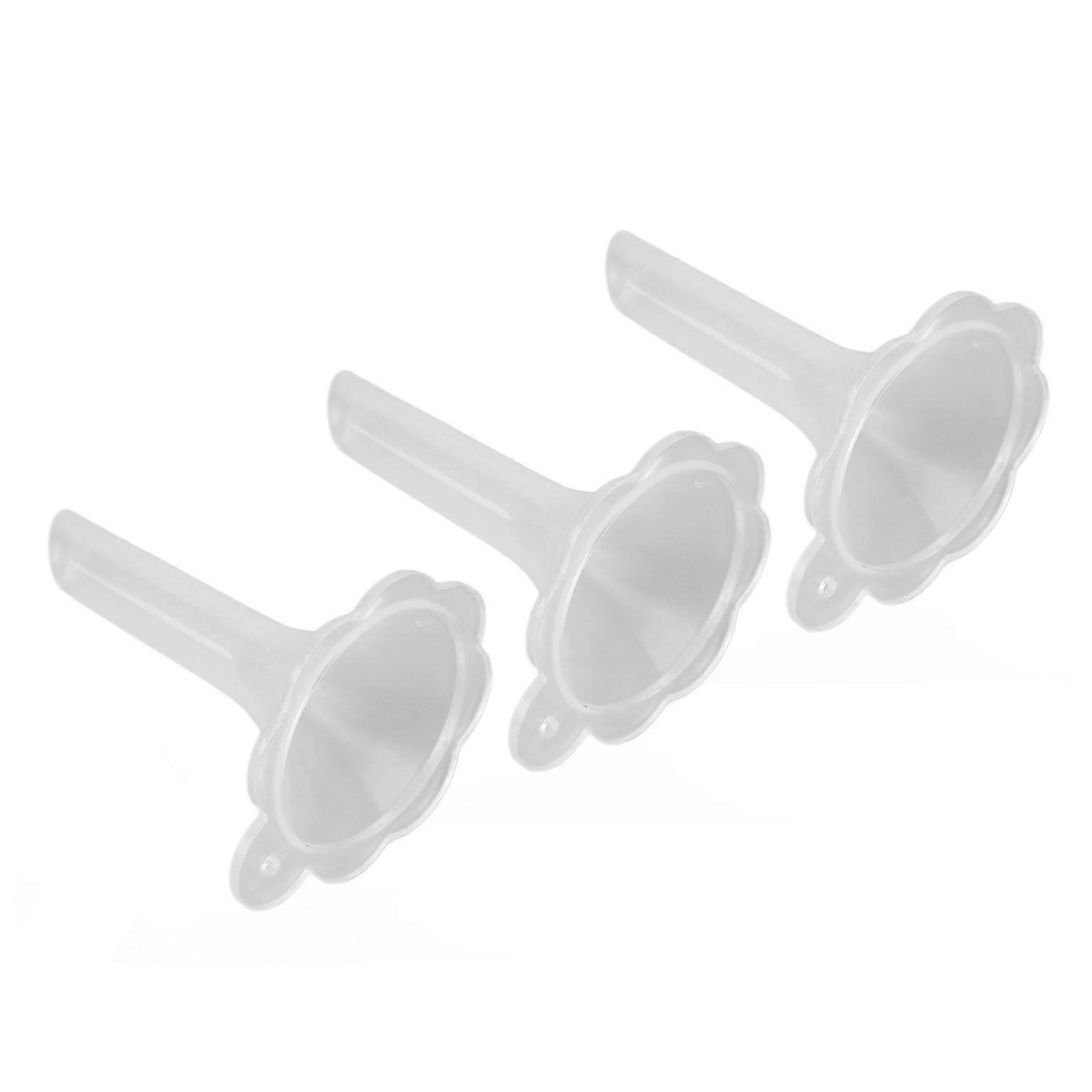20 Pcs Mini Clear Plastic Funnels - Perfect for Small Tasks