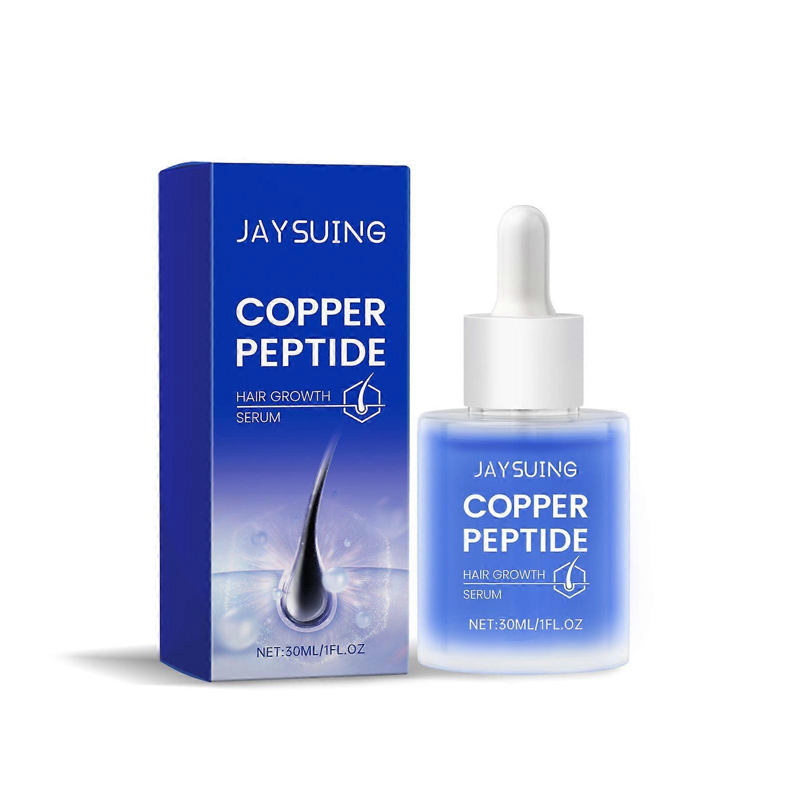 Jaysuing Copper Peptide Hair Serum θρέφει το τριχωτό της κεφαλής, λειαίνει και λάμπει τα μαλλιά