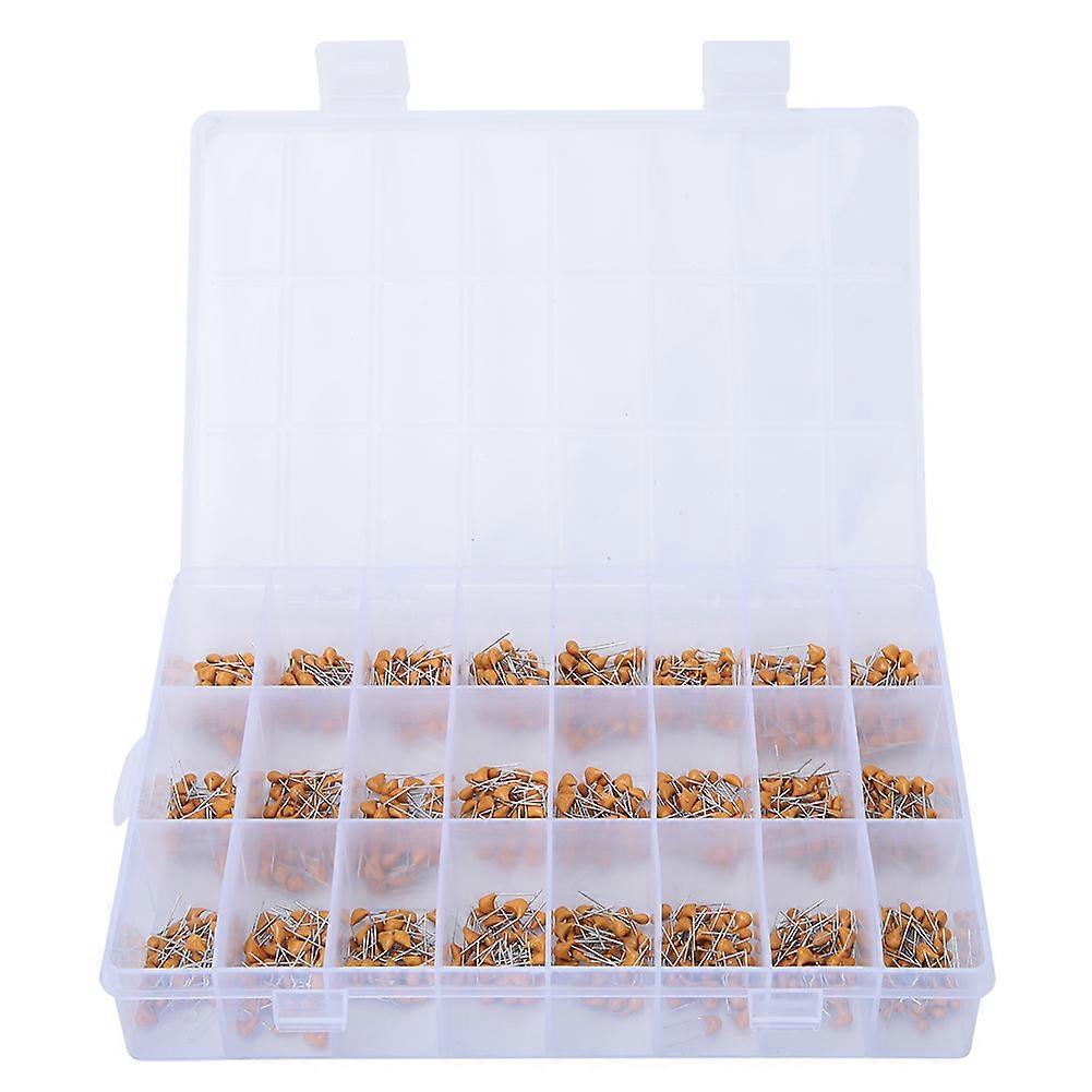 840PCS 24 Values 0.1UF 47NF Monolithic Multilayer Ceramic Capacitor Assortment Kit