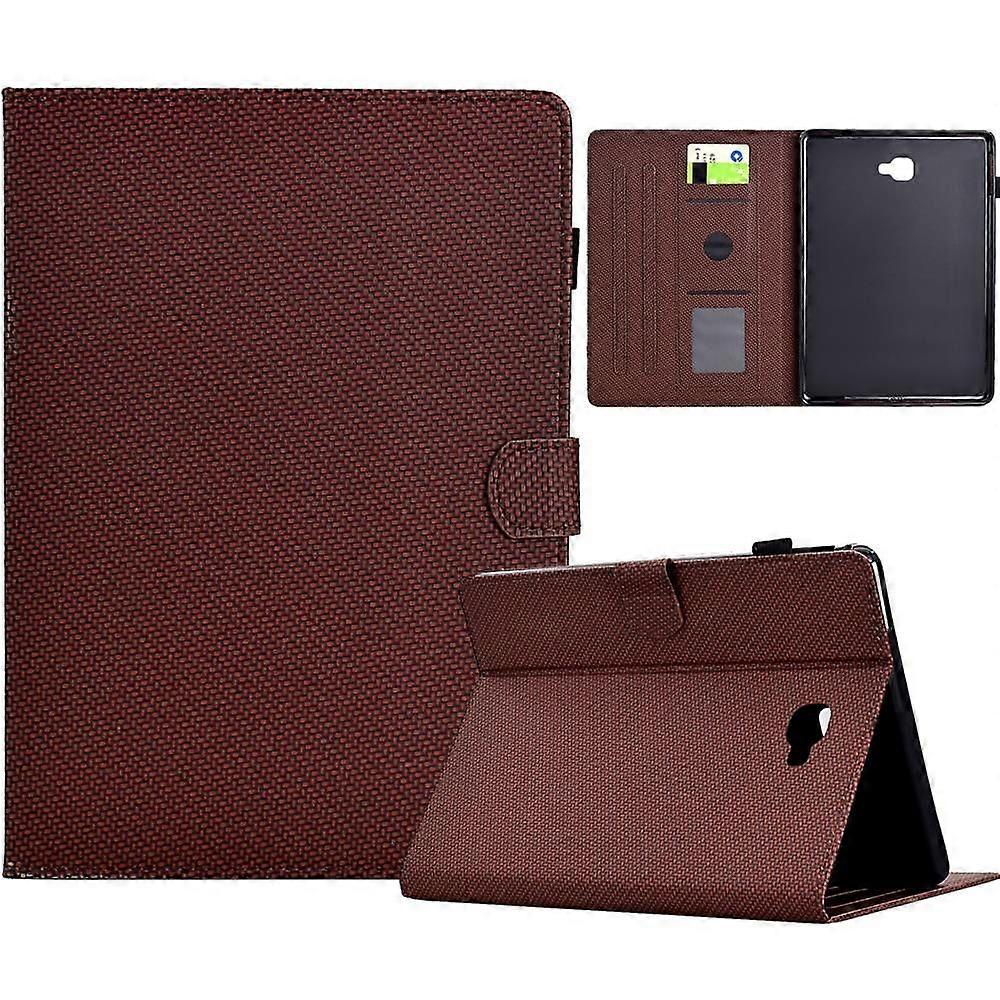 Premium Leather Smart Cover for Samsung Galaxy Tab A 10.1 (2016) - Ultra-Thin, Lightweight, and Shockproof Design with Card Slots and Stand Function f