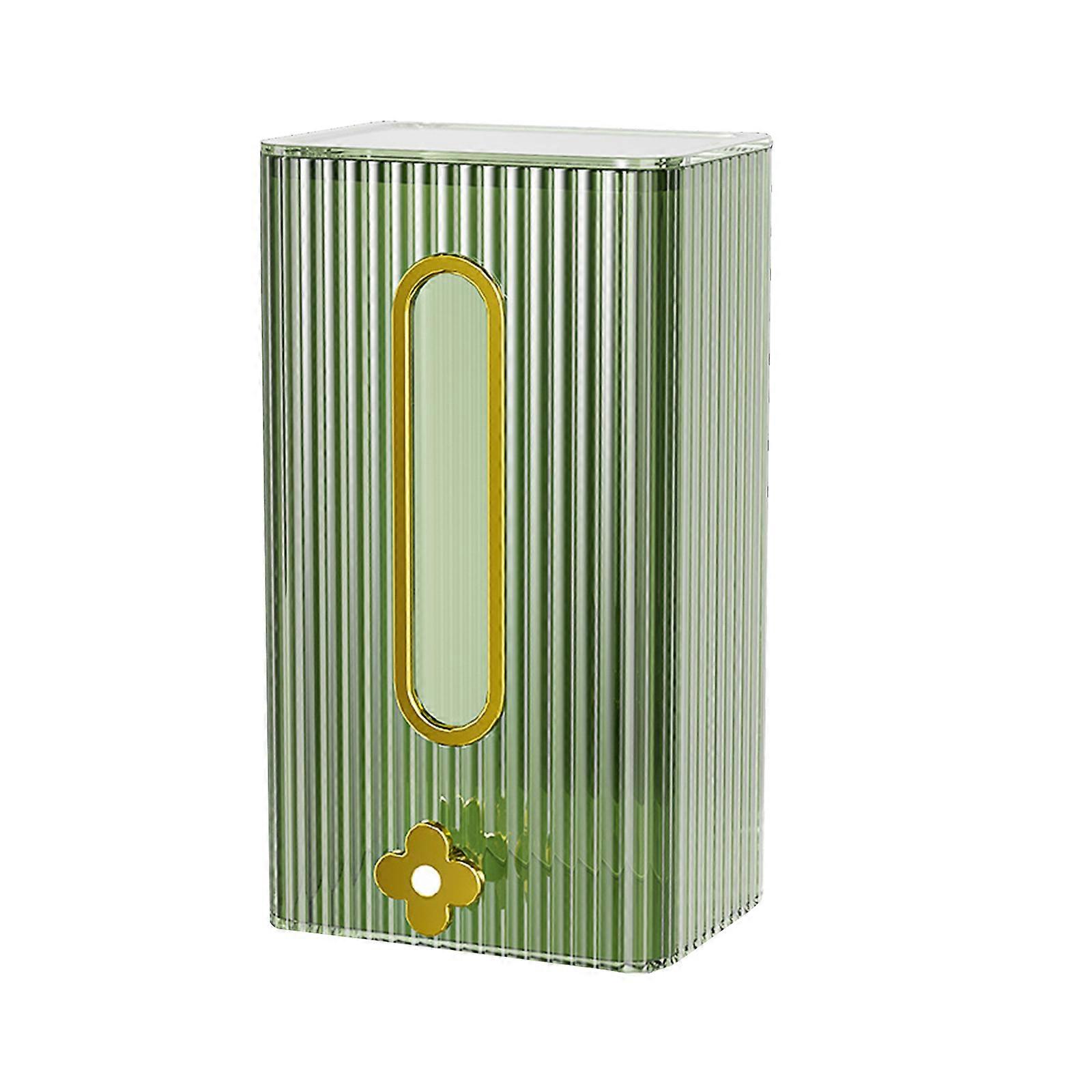 Wall Mounted Face Towel Storage Box Living Room Dormitory Storage for Restaurant Dining Room Tissues Container
