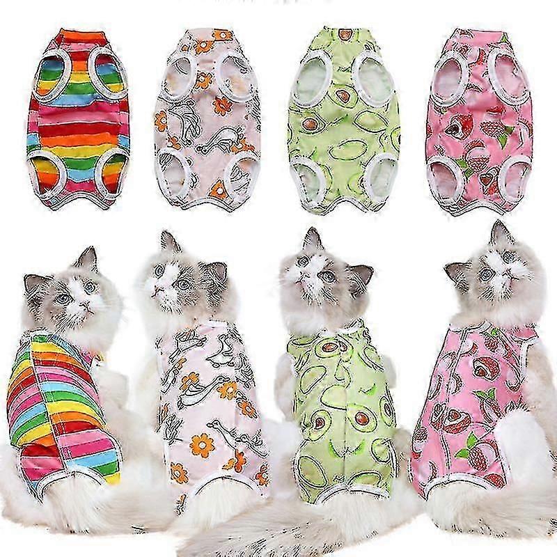 Cat Surgery Suit, Cat Recovery Suits, Cat Sterilization Suit, Small Dog Cats Jumpsuit Anti-lick Recovery Clothing After Surgery