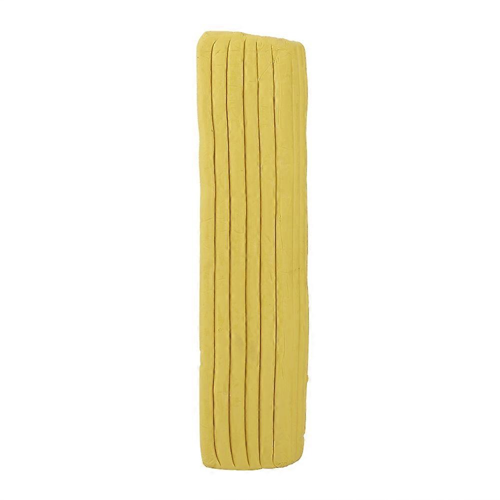 Colorful Soft Polymer Clay DIY Craft Modeling Plasticine Clay Sculpture Block Toy (Yellow)