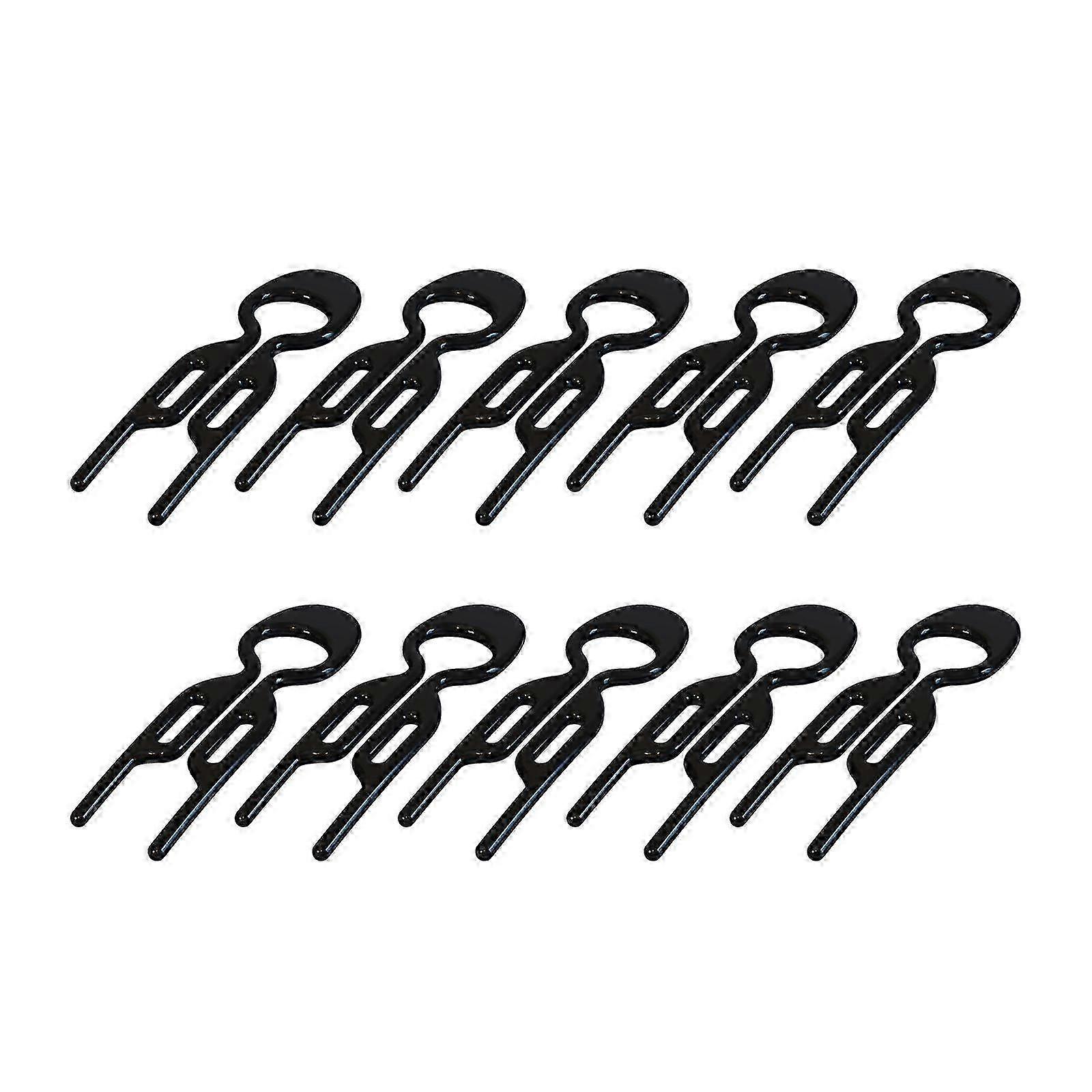 10pcs סיכות שיער צרפתיות מזלגות בצורת U סיכות שיער לשיער ארוך ועבה