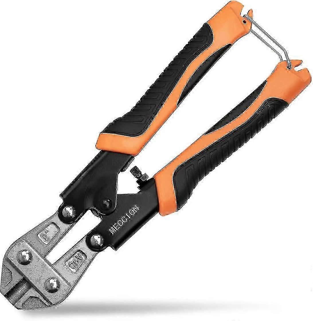 Bolt Cutter, Meccion Heay Duty 8" Cr-v Mini Bolt And Wire Cutter, Cable, Chain, Spring Snips Clippers