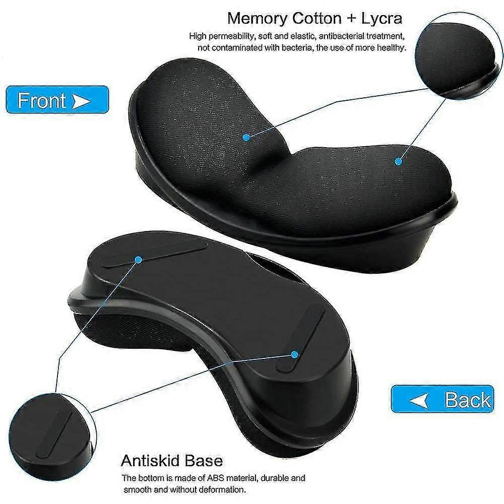 Memory Foam Mouse Rannetukialusta Liukumaton hiirimatto, Harmaa